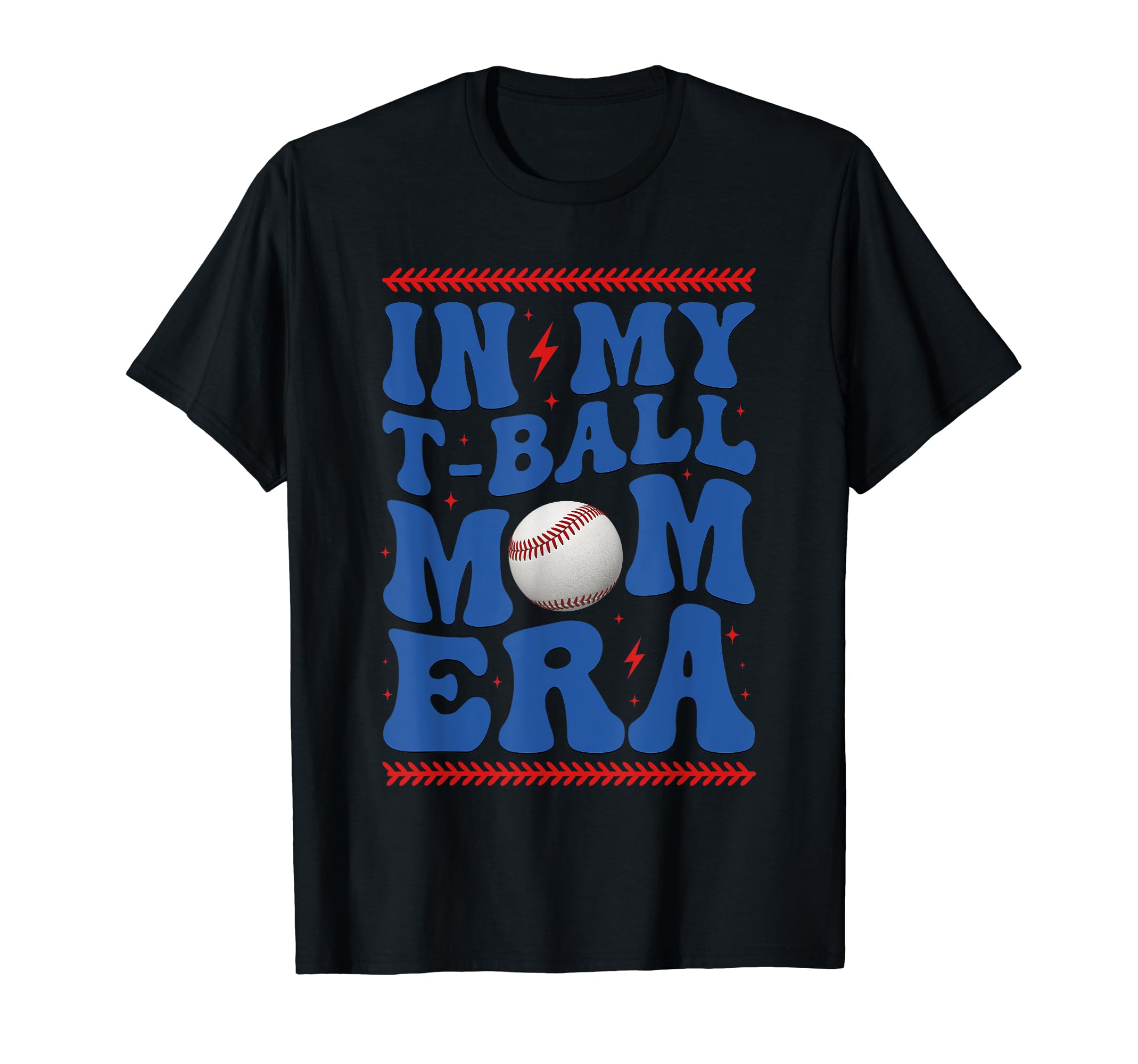My T Ball Mom Era Baseball Mom Groovy T-Shirt - Custom Art Print Men Women - T-Shirt, Sweatshirt, Hoodie