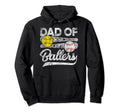 Dad Ballers Funny Softball Hoodie - Casual Everyday Wear Men Women - T-Shirt, Sweatshirt, Hoodie