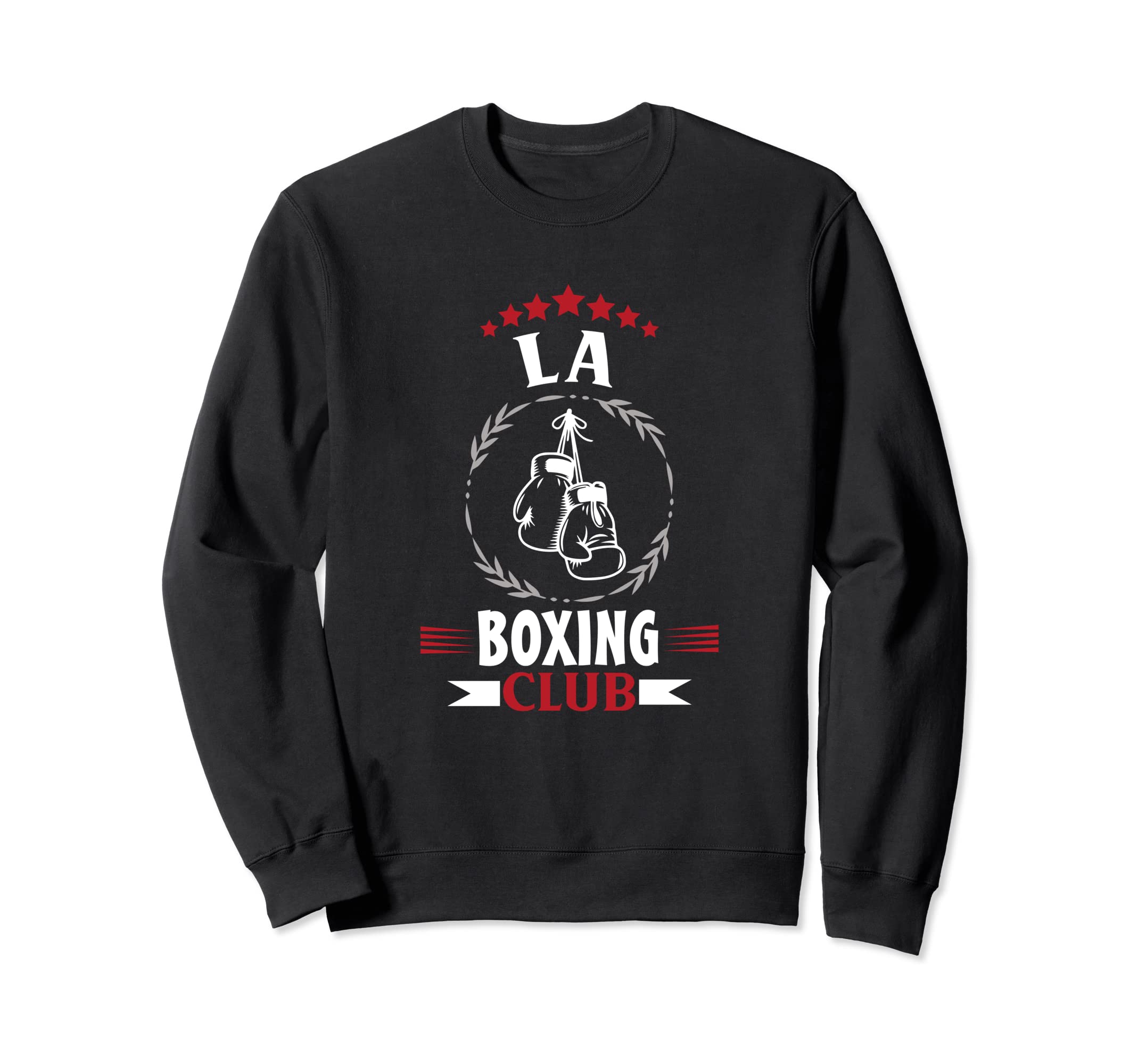 La Boxing Club Distressed Boxer Sweatshirt - Casual Everyday Wear Men Women - T-Shirt, Sweatshirt, Hoodie