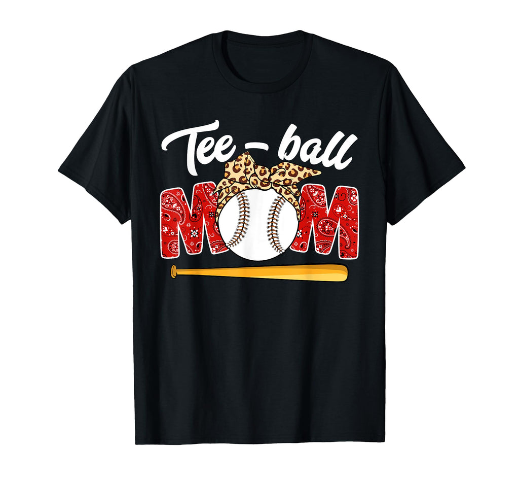 Teeball Mom Leopard Funny Teeball T-Shirt - Streetwear Style for Adults - T-Shirt, Sweatshirt, Hoodie