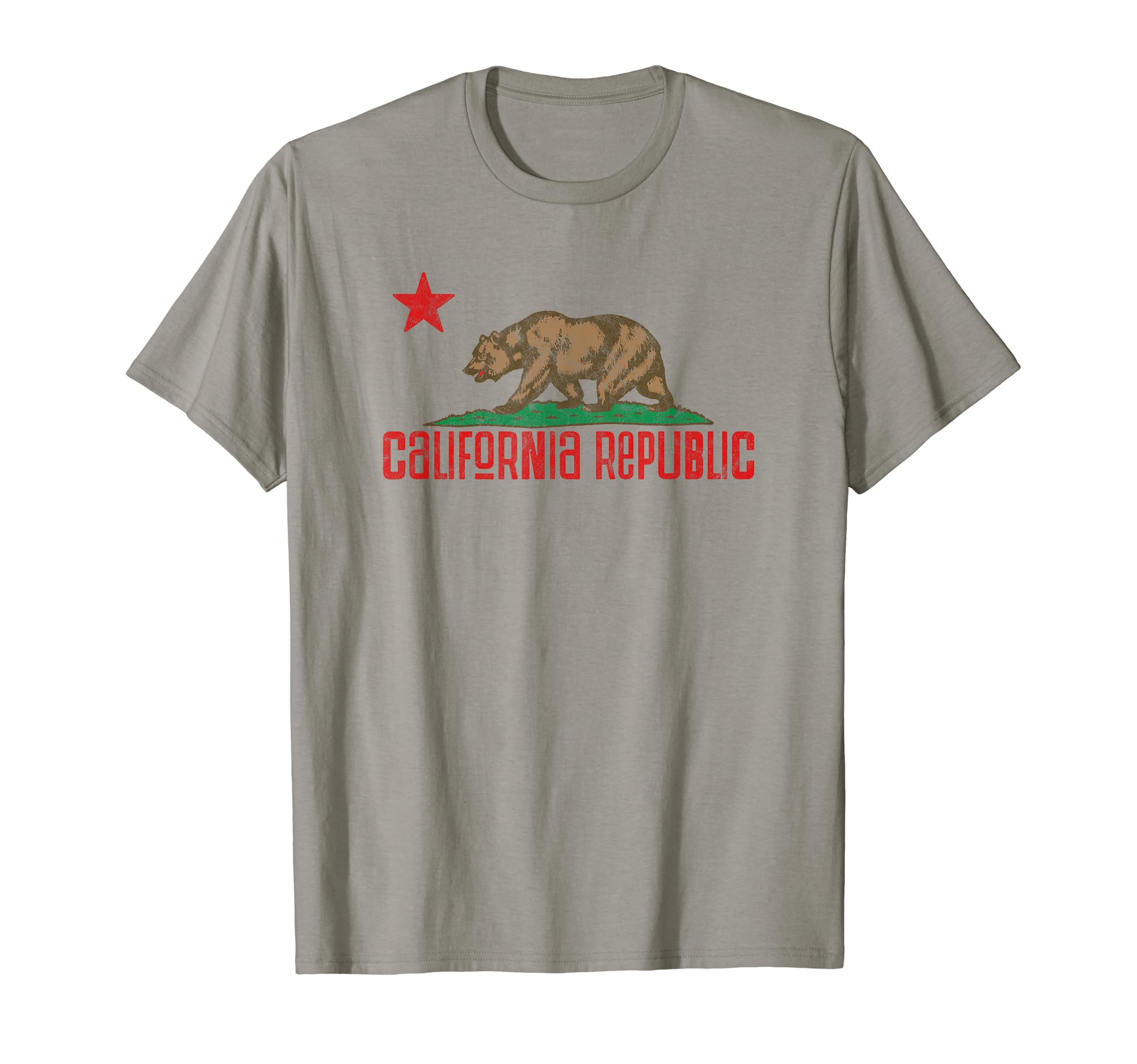 California State Flag Distressed T-Shirt - Novelty Apparel Unisex - T-Shirt, Sweatshirt, Hoodie
