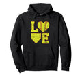 Love Softball Softball Hoodie - Novelty Apparel Unisex - T-Shirt, Sweatshirt, Hoodie