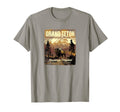 Grand Teton National Park Bison T-Shirt - Custom Art Print Men Women - T-Shirt, Sweatshirt, Hoodie