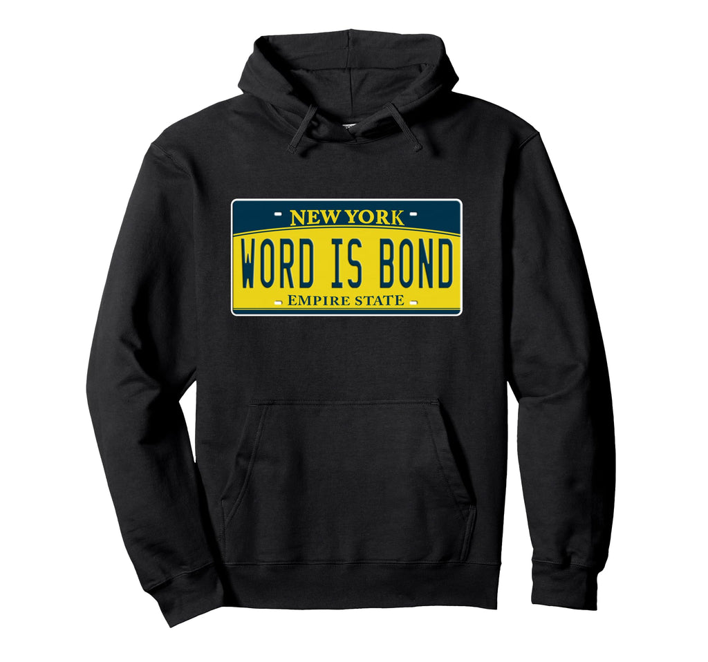 Word Is Bond Old School Hip Hop Rap Hoodie - Fun Novelty Design Men Women - T-Shirt, Sweatshirt, Hoodie