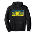 Word Is Bond Old School Hip Hop Rap Hoodie - Fun Novelty Design Men Women - T-Shirt, Sweatshirt, Hoodie
