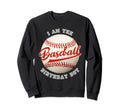 Baseball Birthday Family Matching Sweatshirt - Minimalist Print Men Women - T-Shirt, Sweatshirt, Hoodie