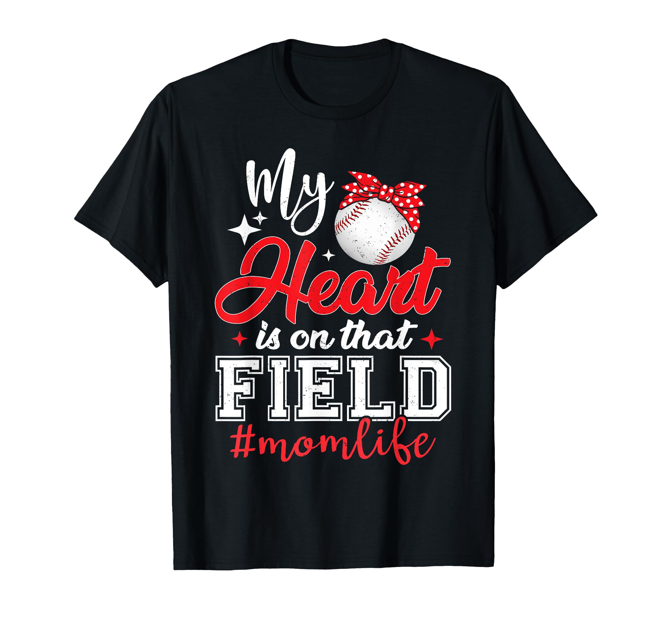 Family Matching Baseball My Heart Is T-Shirt - Trendy Graphic Men Women - T-Shirt, Sweatshirt, Hoodie