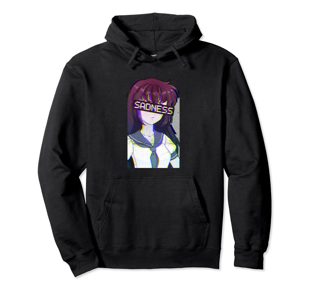 Offline Vaporwave Glitch Aesthetic Hoodie - Custom Art Print Men Women - T-Shirt, Sweatshirt, Hoodie