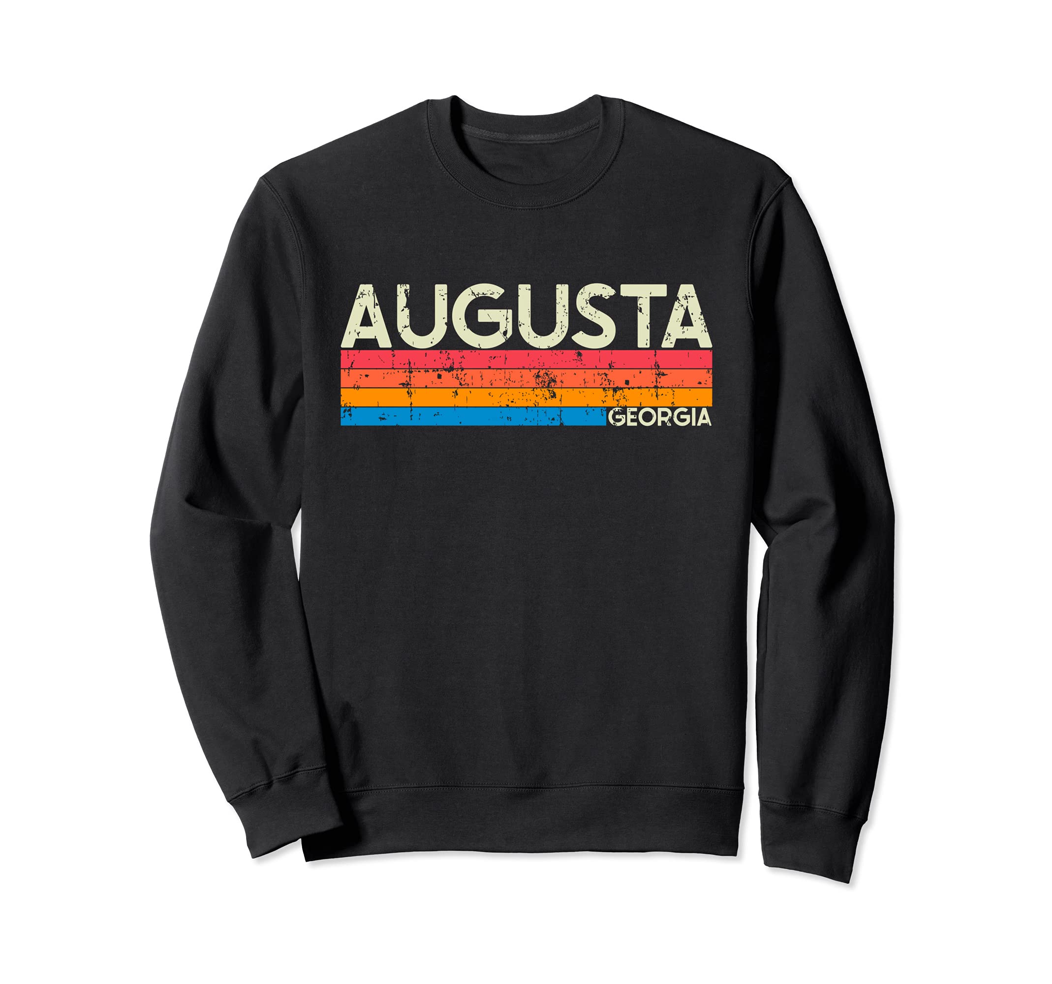 Augusta Georgia Distressed Sweatshirt - Fun Novelty Design Men Women - T-Shirt, Sweatshirt, Hoodie