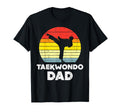 Taekwondo Dad Sunset Korean Martial T-Shirt - Aesthetic Graphic for Adults - T-Shirt, Sweatshirt, Hoodie