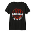 Baseball All Way Baseball Player T-Shirt - Trendy Graphic for Adults - T-Shirt, Sweatshirt, Hoodie