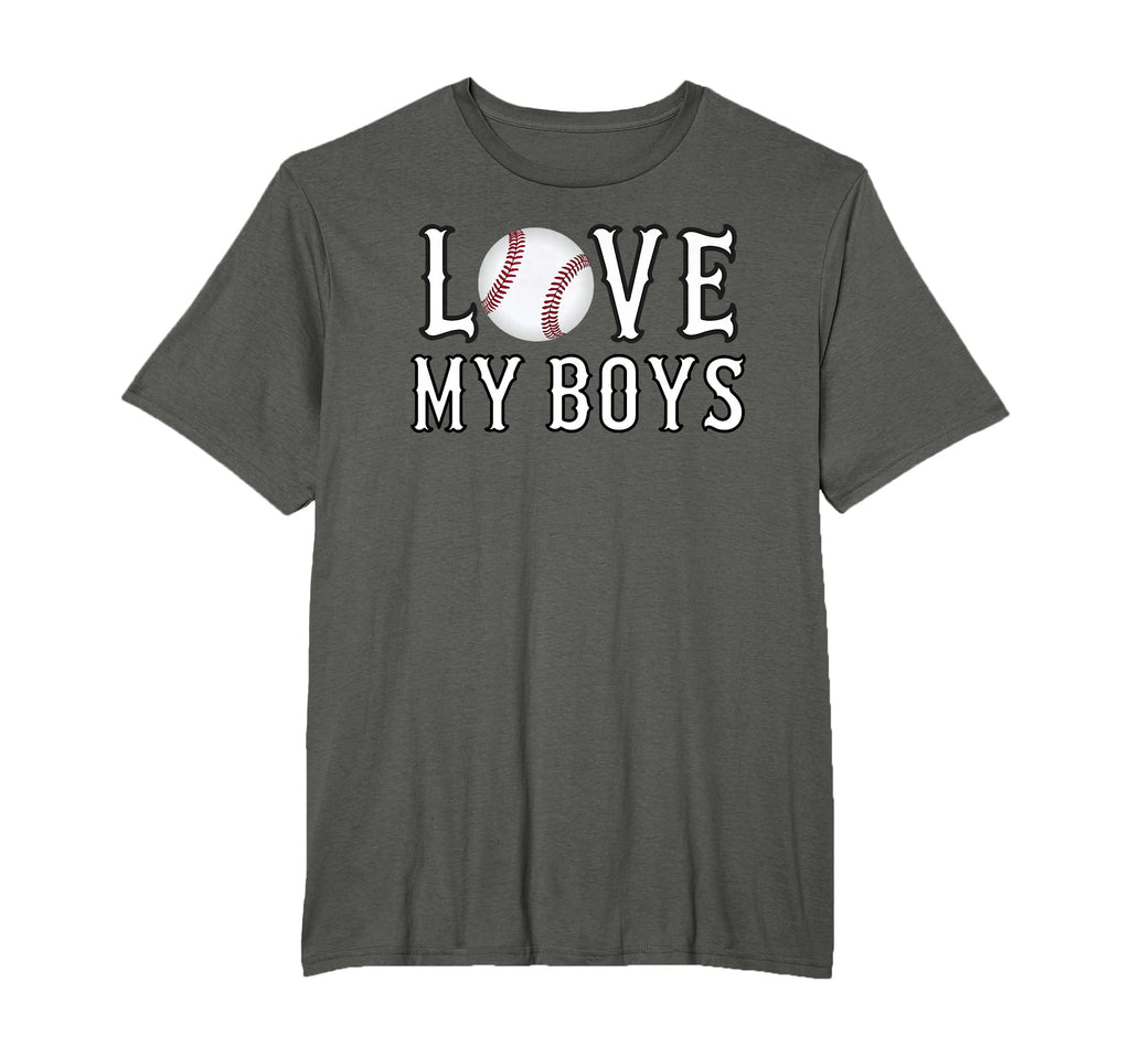 Baseball Mom I Love My Baseball Moms T-Shirt - Novelty Apparel Unisex - T-Shirt, Sweatshirt, Hoodie