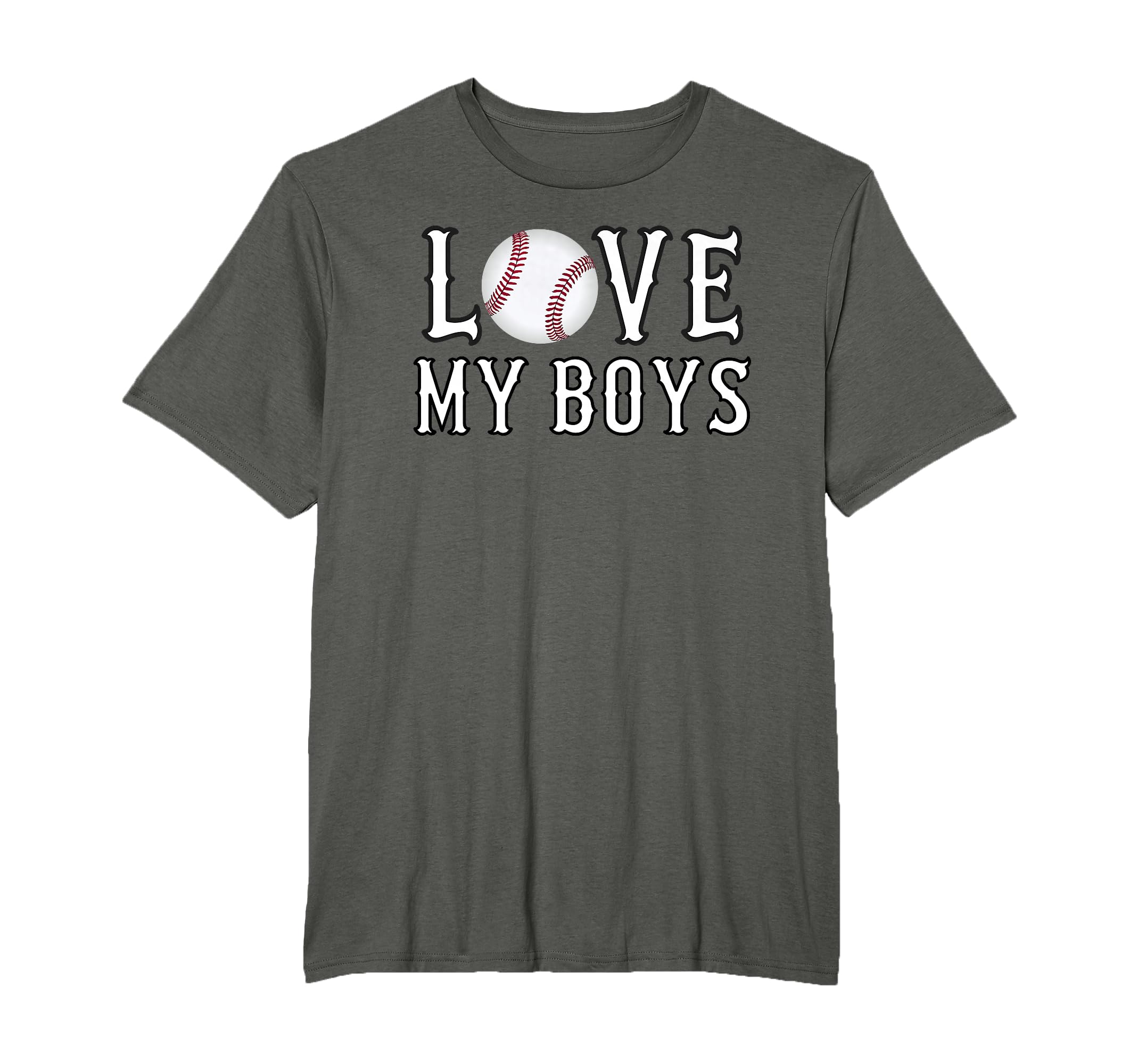 Baseball Mom I Love My Baseball Moms T-Shirt - Novelty Apparel Unisex - T-Shirt, Sweatshirt, Hoodie