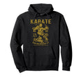 Karate Martial Arts Distressed Art Hoodie - Minimalist Print Men Women - T-Shirt, Sweatshirt, Hoodie
