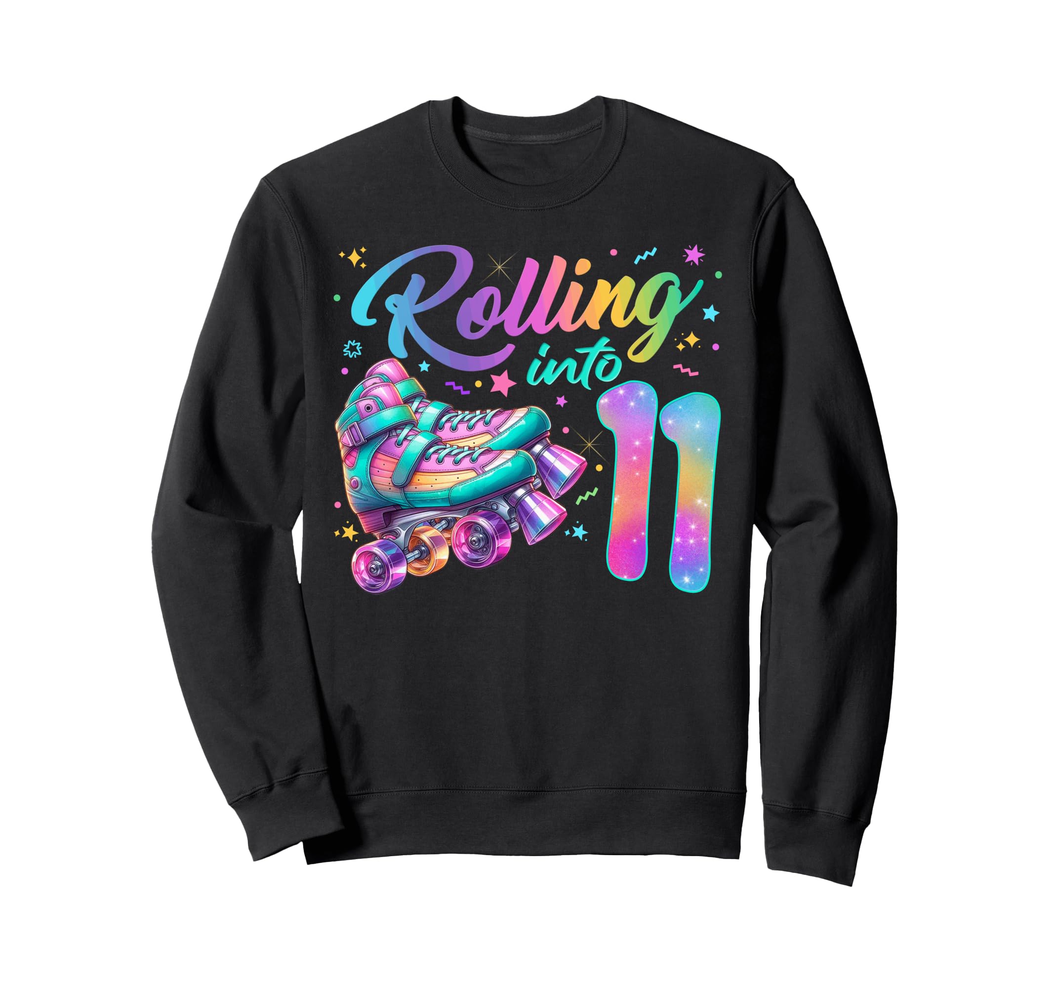 Roller Skates Birthday Skating Sweatshirt - Unique Graphic for Adults - T-Shirt, Sweatshirt, Hoodie