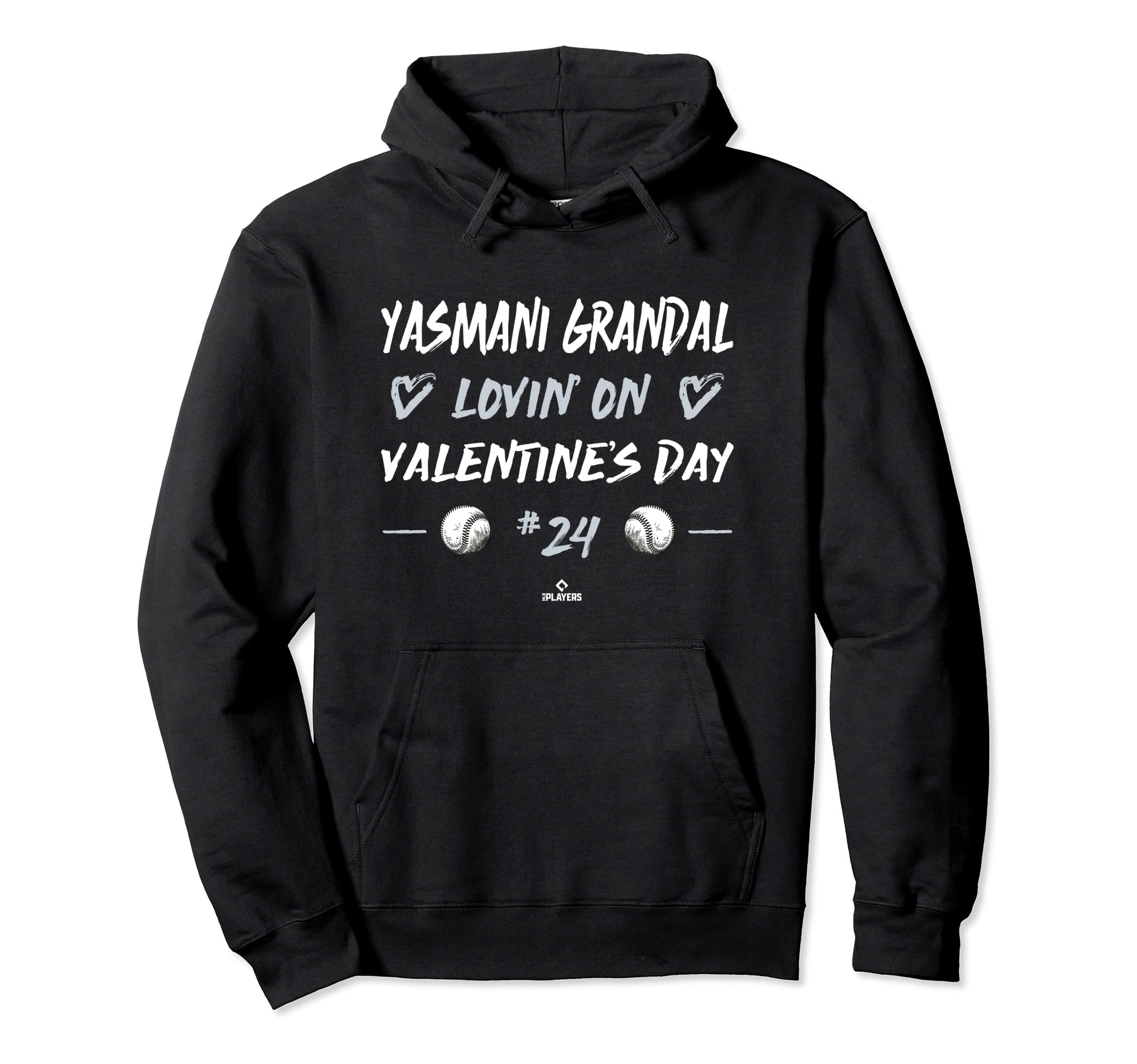 Yasmani Grandal Lovin Valentines Day Hoodie - Novelty Apparel for Adults - T-Shirt, Sweatshirt, Hoodie