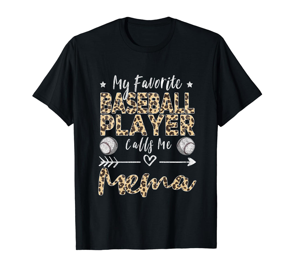 My Favorite Baseball Player Calls Me Mema T-Shirt - Trendy Graphic Unisex - T-Shirt, Sweatshirt, Hoodie
