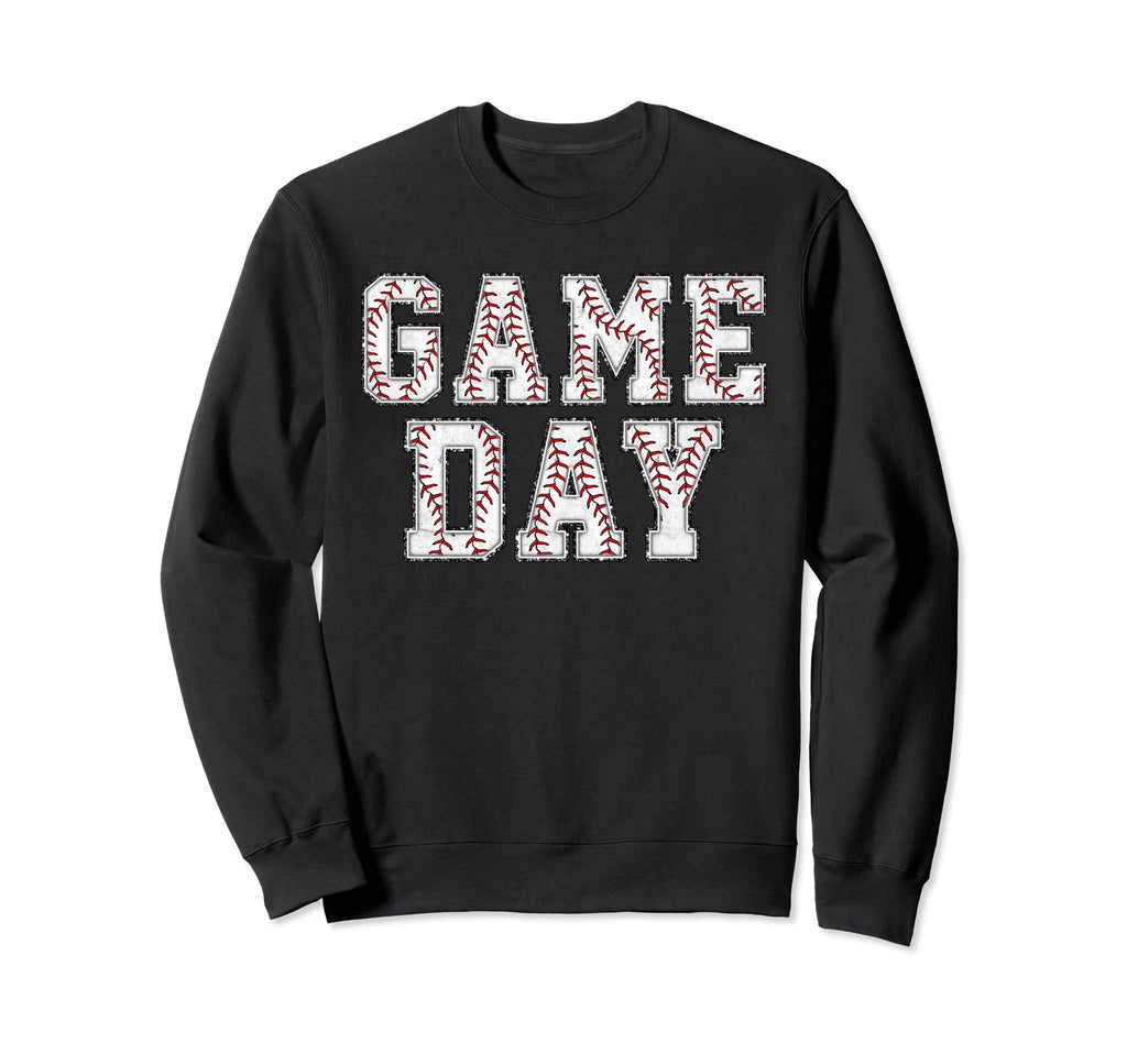 Game Day Baseball Ballpark Baller Sweatshirt - Novelty Apparel Men Women - T-Shirt, Sweatshirt, Hoodie