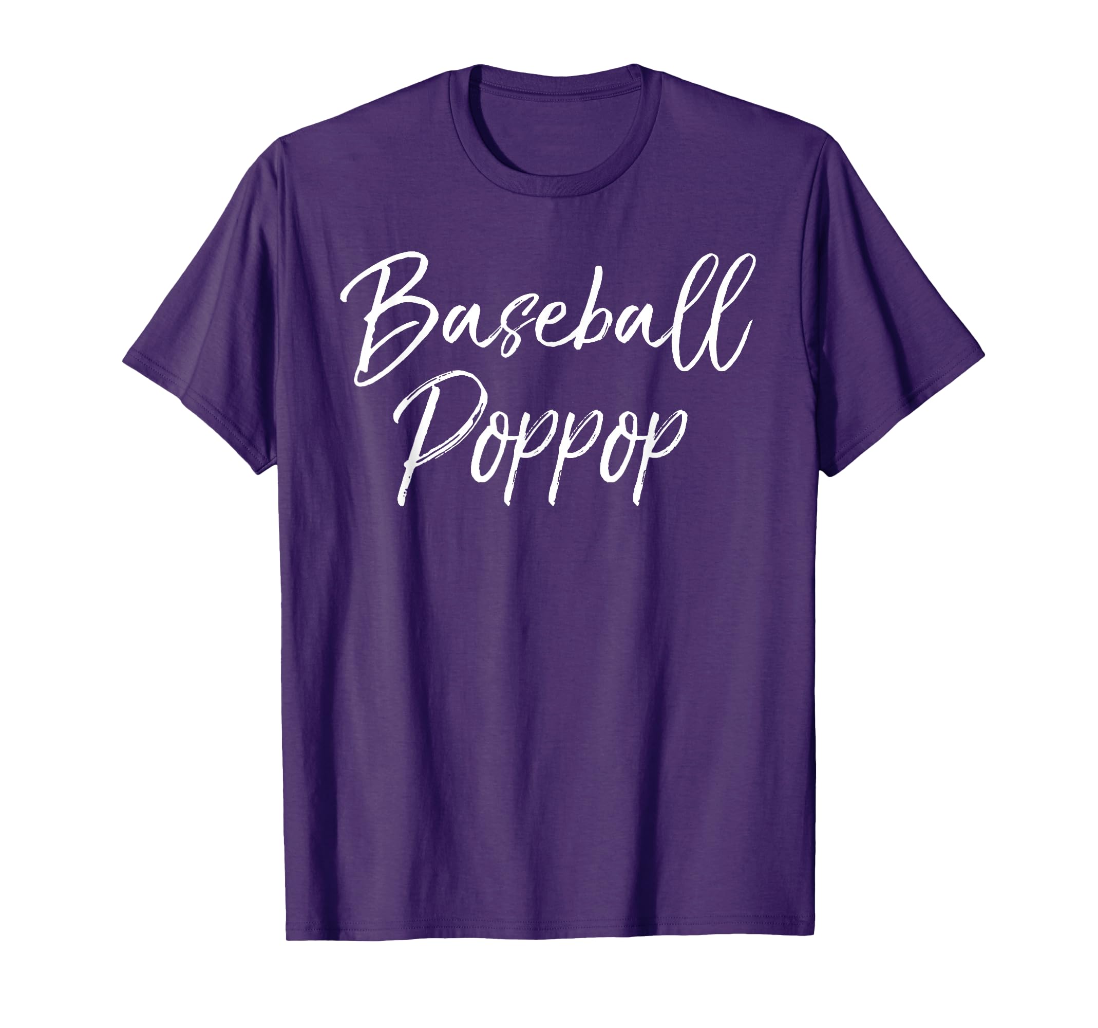 Baseball Poppop Fun Baseball Grandpa T-Shirt - Custom Art Print Unisex - T-Shirt, Sweatshirt, Hoodie