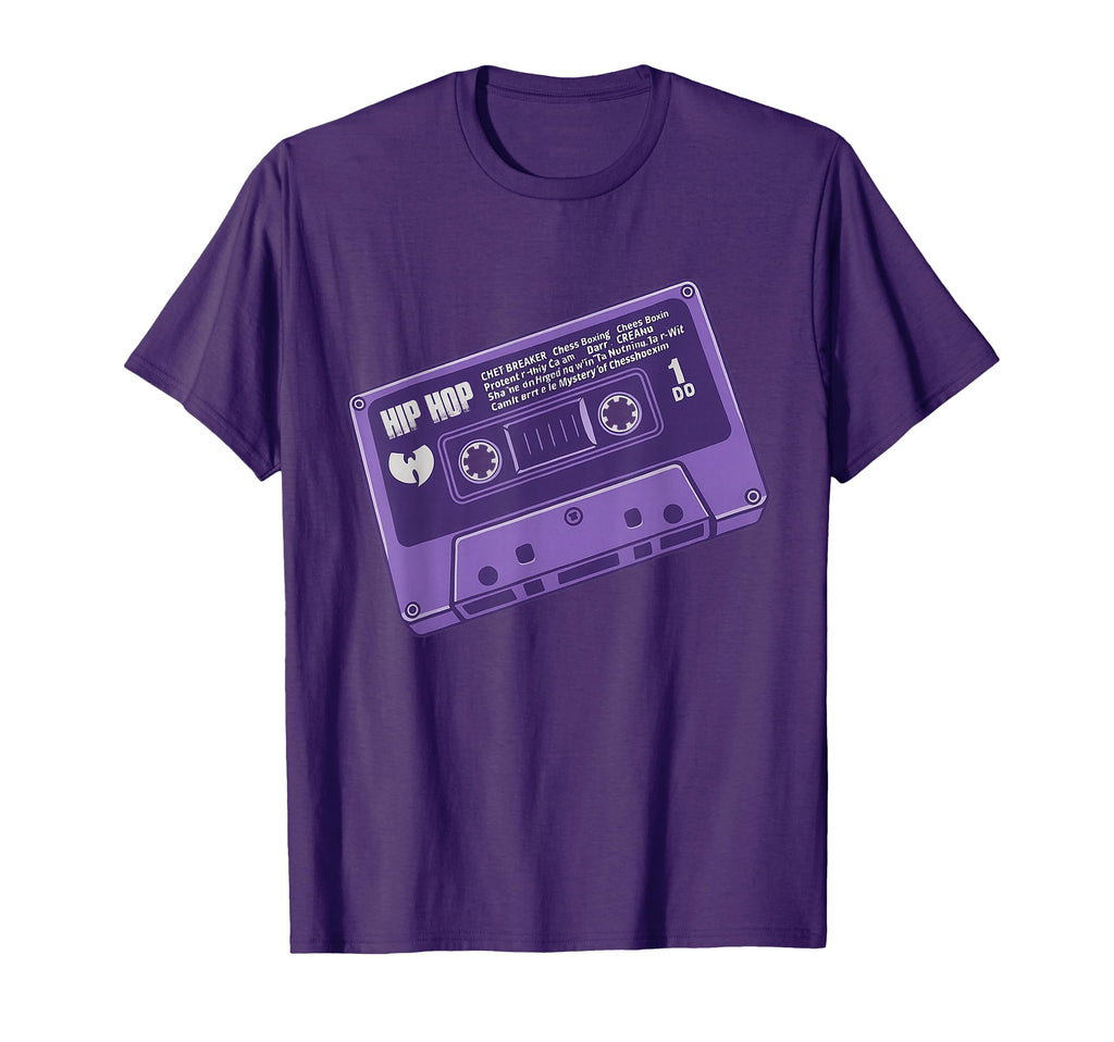 Purple Cassette Tape 90S Hip Hop T-Shirt - Aesthetic Graphic for Adults - T-Shirt, Sweatshirt, Hoodie