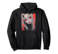 Goth Grunge Demon Anime Waifu Horror Hoodie - Custom Art Print for Adults - T-Shirt, Sweatshirt, Hoodie