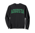 Augusta Ga Distressed Green Varsity Sweatshirt - Novelty Apparel Men Women - T-Shirt, Sweatshirt, Hoodie