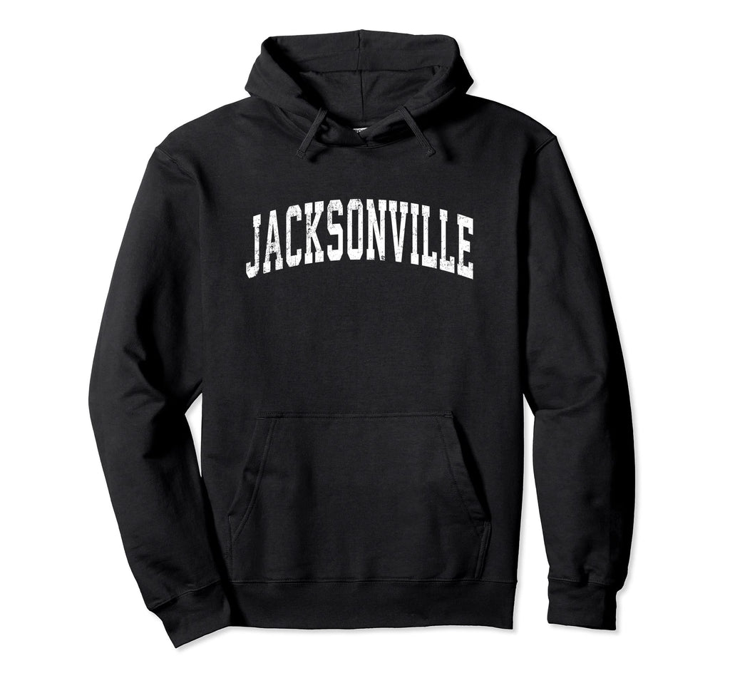 Jacksonville Florida Fl Varsity Hoodie - Casual Everyday Wear Unisex - T-Shirt, Sweatshirt, Hoodie