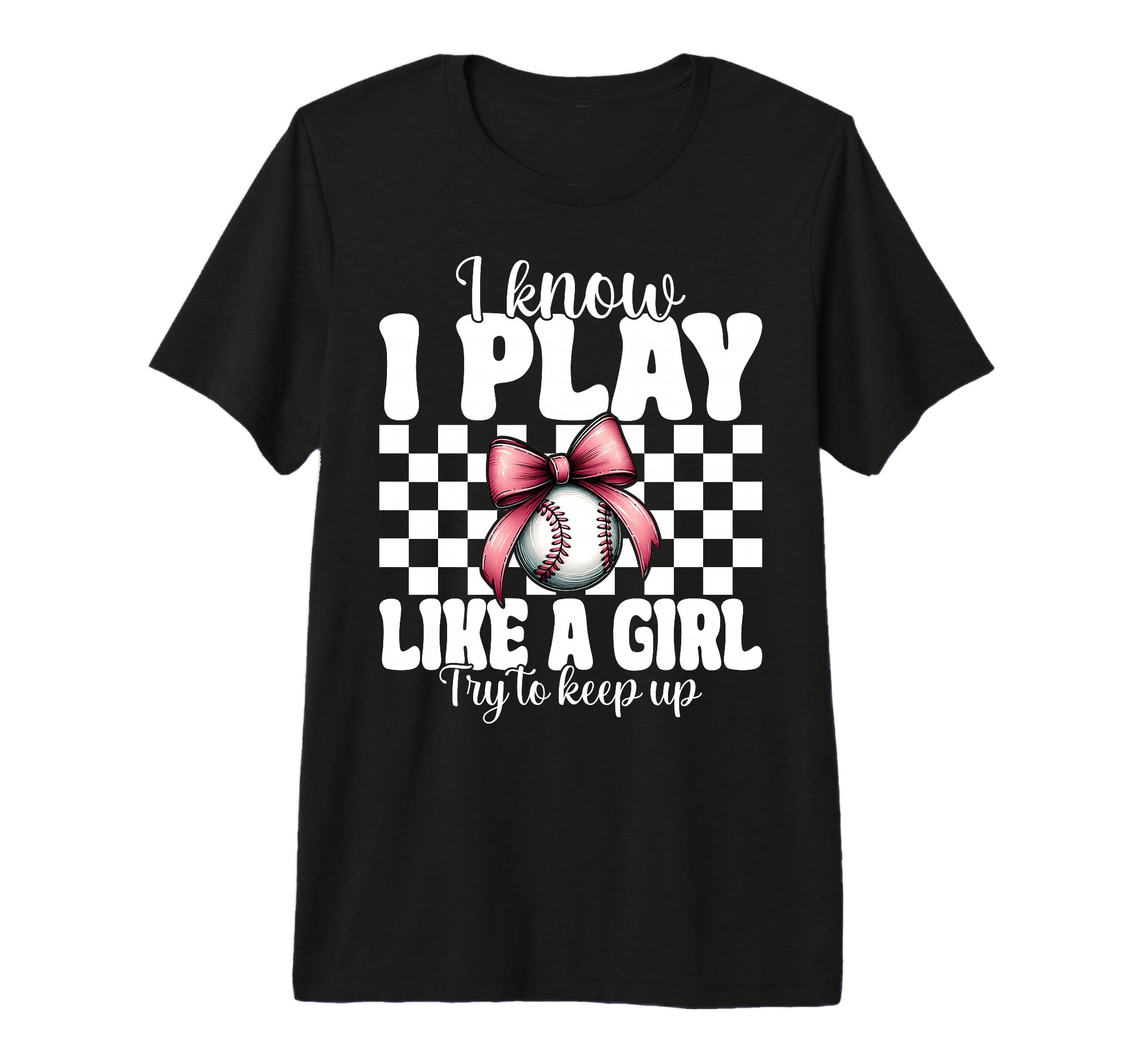 Baseball Mom Mama Coquette I Know I T-Shirt - Novelty Apparel for Adults - T-Shirt, Sweatshirt, Hoodie