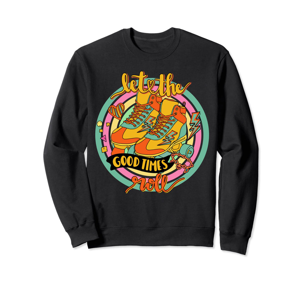 90S Rolling Skates Nineties Roller Sweatshirt - Trendy Graphic Men Women - T-Shirt, Sweatshirt, Hoodie