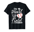 My Heart Is That Field Baseball Player T-Shirt - Graphic Print for Adults - T-Shirt, Sweatshirt, Hoodie