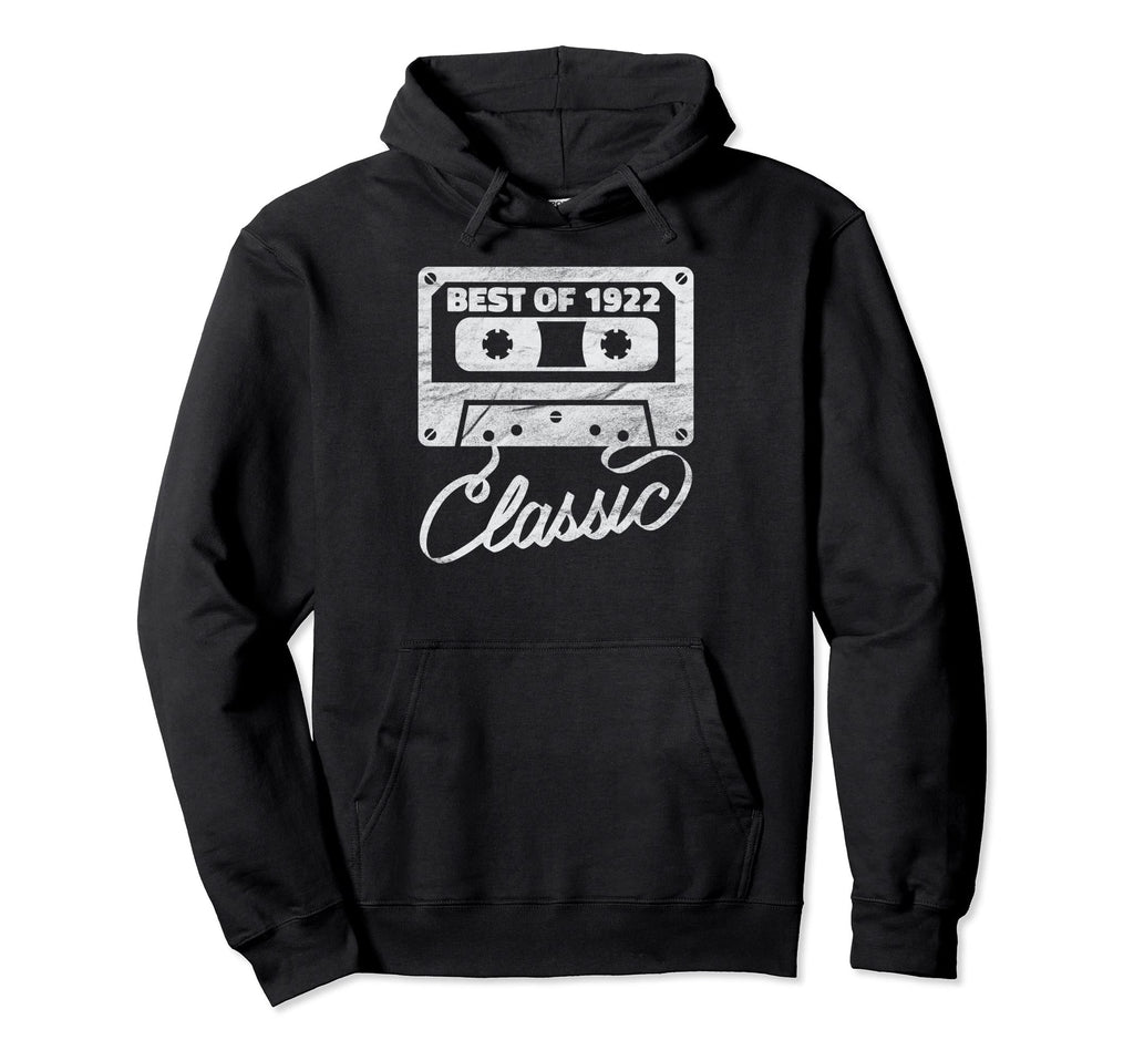 1922 Cassette Tape 101St Birthday Hoodie - Graphic Print for Adults - T-Shirt, Sweatshirt, Hoodie