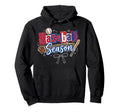 Baseball Season Coquette Bow Baseball Hoodie - Custom Art Print Men Women - T-Shirt, Sweatshirt, Hoodie