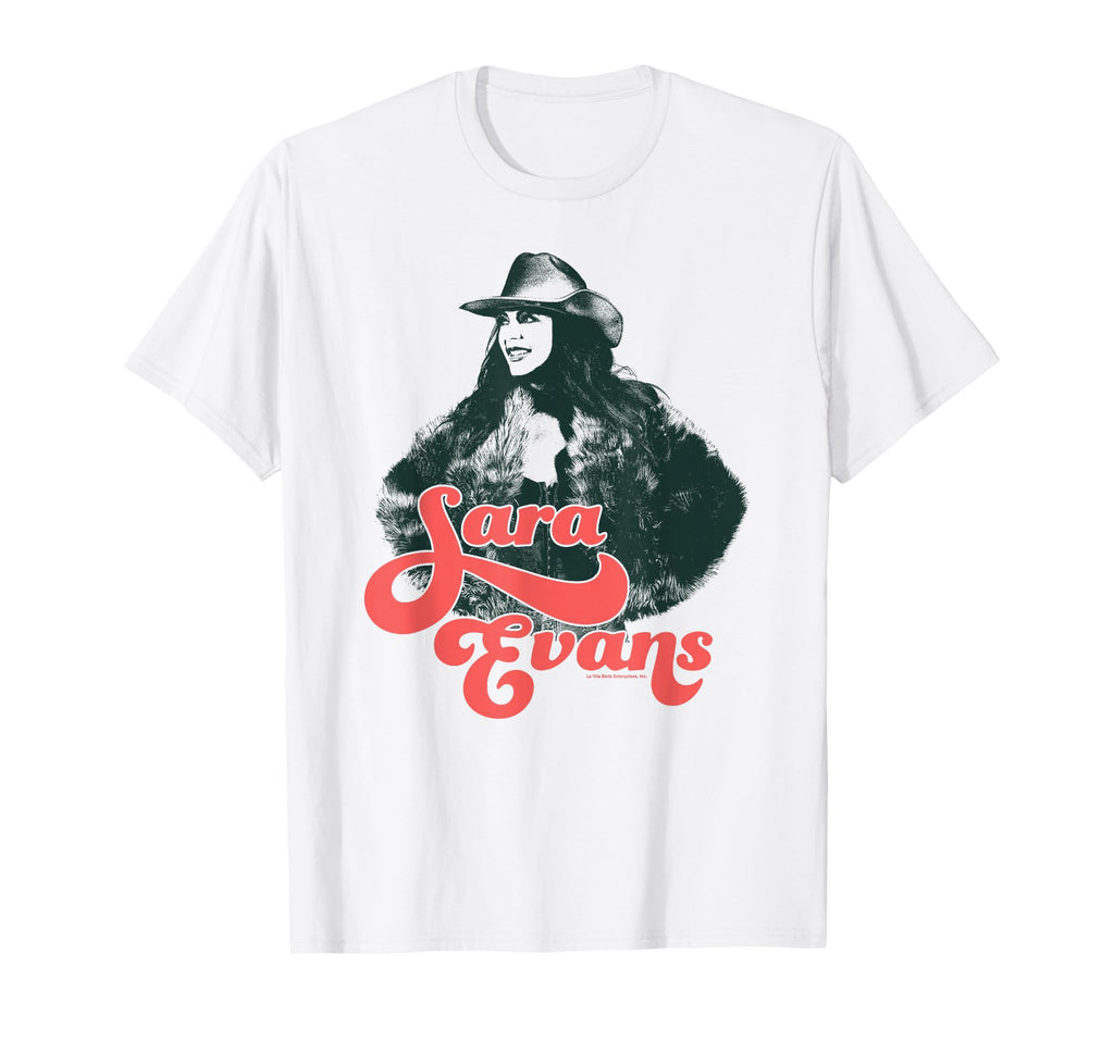 Sara Evans Bust Portrait T-Shirt - Streetwear Style Unisex - T-Shirt, Sweatshirt, Hoodie