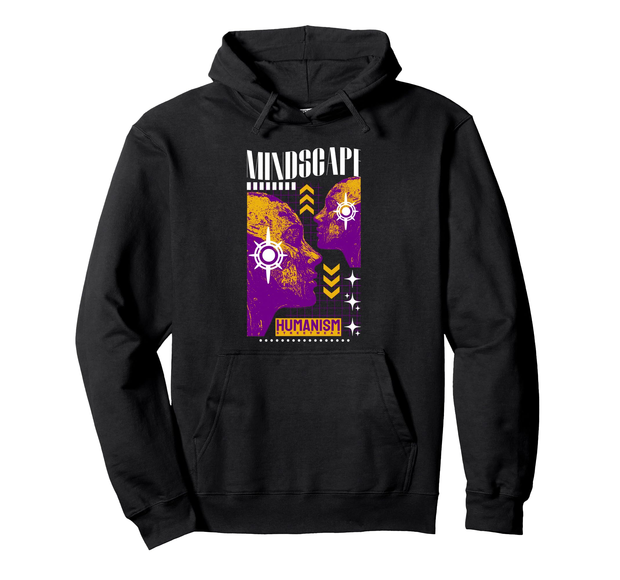 Y2K Mindscape Bold Urban Graffiti Hoodie - Minimalist Print Unisex - T-Shirt, Sweatshirt, Hoodie