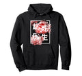 Zen Flower Aesthetic Japan Vaporwave Hoodie - Unique Graphic Men Women - T-Shirt, Sweatshirt, Hoodie
