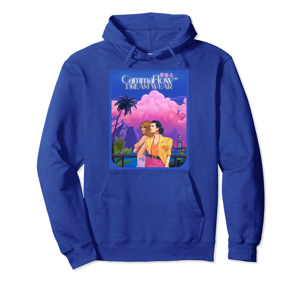 Gammaflow Dream Wear Vaporwave Hoodie - Casual Everyday Wear Men Women - T-Shirt, Sweatshirt, Hoodie