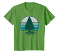 Pine Spruce Tree Roots Dark Sunset T-Shirt - Aesthetic Graphic Men Women - T-Shirt, Sweatshirt, Hoodie