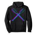 Canoeing Canoe Paddle Vaporwave Hoodie - Graphic Print Unisex - T-Shirt, Sweatshirt, Hoodie