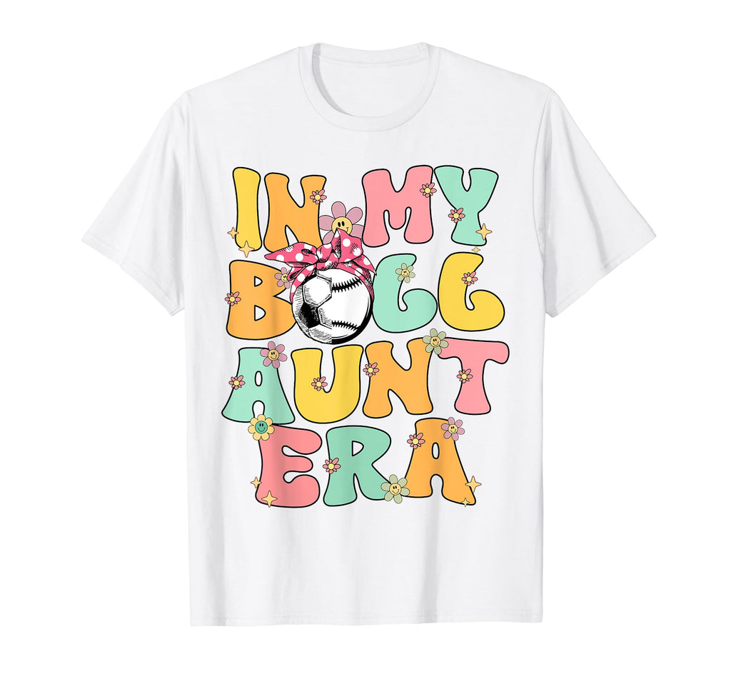My Ball Aunt Era Groovy Baseball T-Shirt - Casual Everyday Wear for Adults - T-Shirt, Sweatshirt, Hoodie