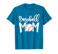 Baseball Mom White Softball Mom Mothers T-Shirt - Minimalist Print Unisex - T-Shirt, Sweatshirt, Hoodie