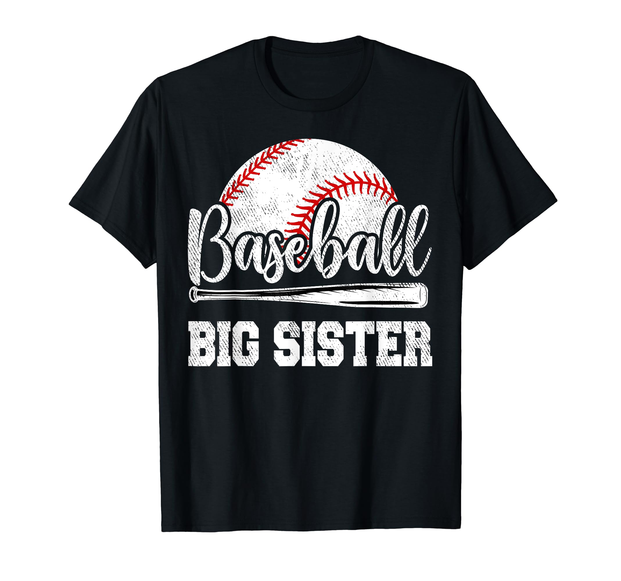 Baseball Big Sister Baseball Player T-Shirt - Minimalist Print Men Women - T-Shirt, Sweatshirt, Hoodie