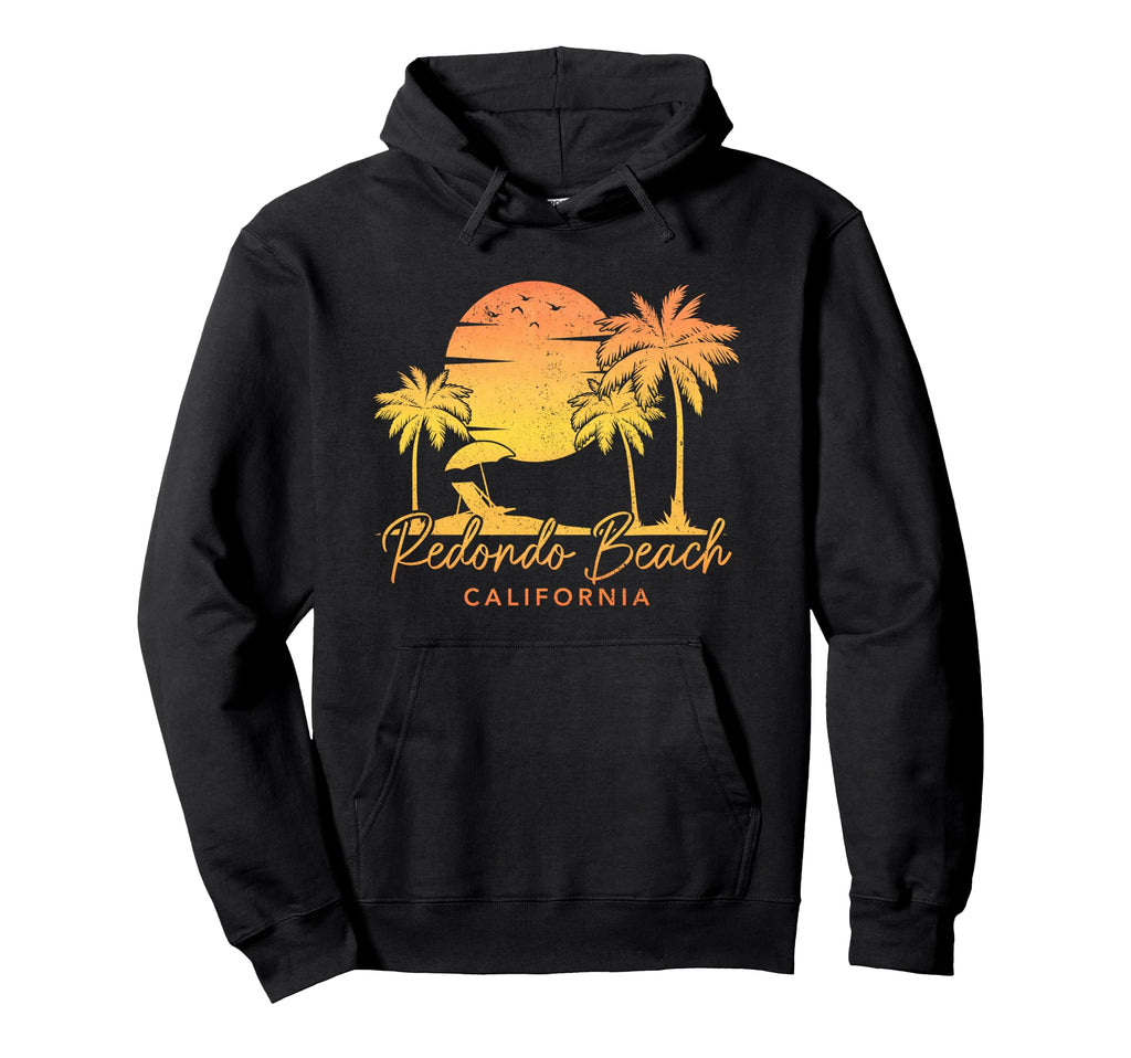 Redondo Beach California Ca Surfer Hoodie - Minimalist Print for Adults - T-Shirt, Sweatshirt, Hoodie