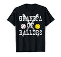 Grandpa Ballers Funny Baseball T-Shirt - Aesthetic Graphic Men Women - T-Shirt, Sweatshirt, Hoodie