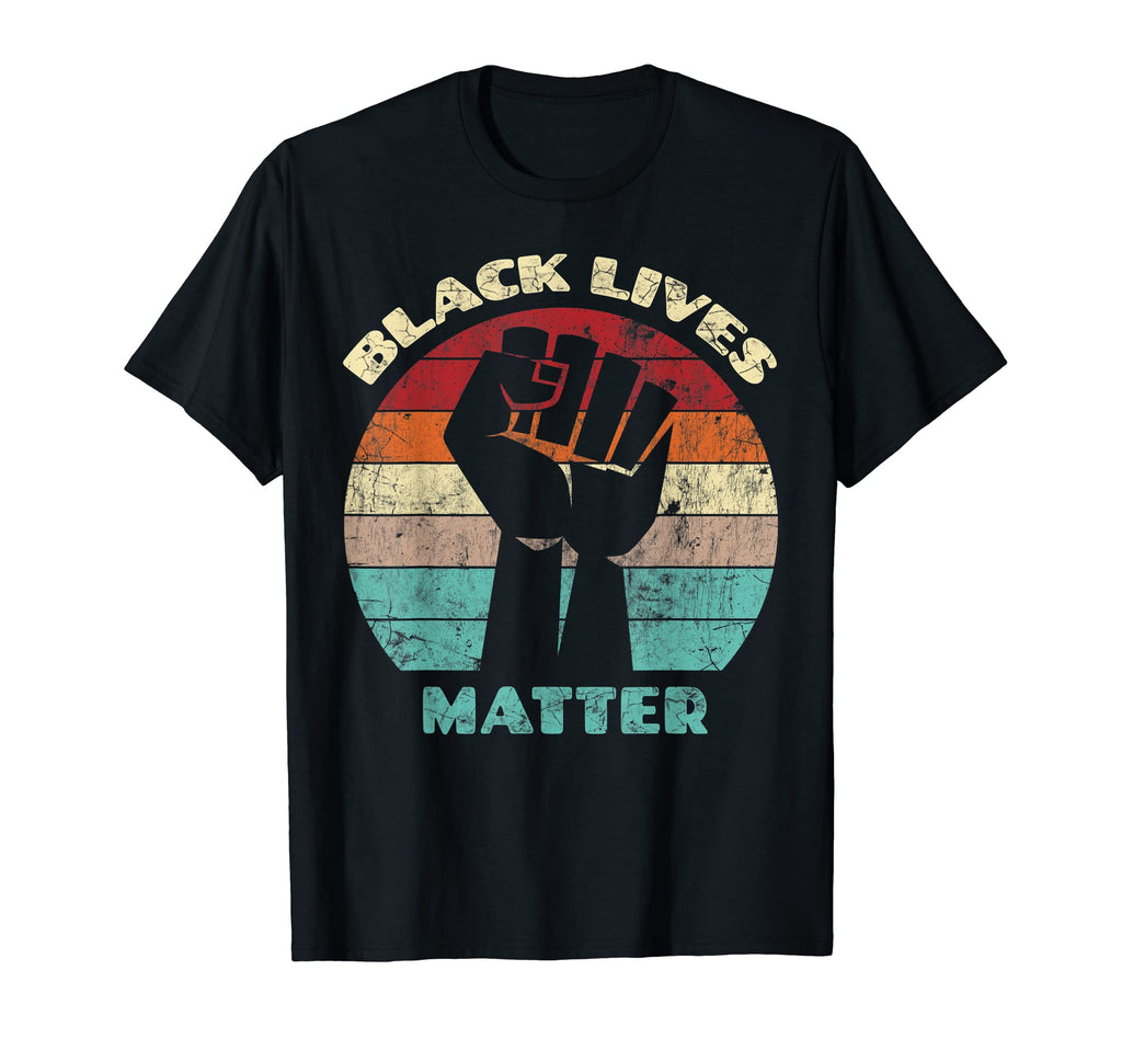 Black Lives Matter Sunset Blm T-Shirt - Custom Art Print Unisex - T-Shirt, Sweatshirt, Hoodie