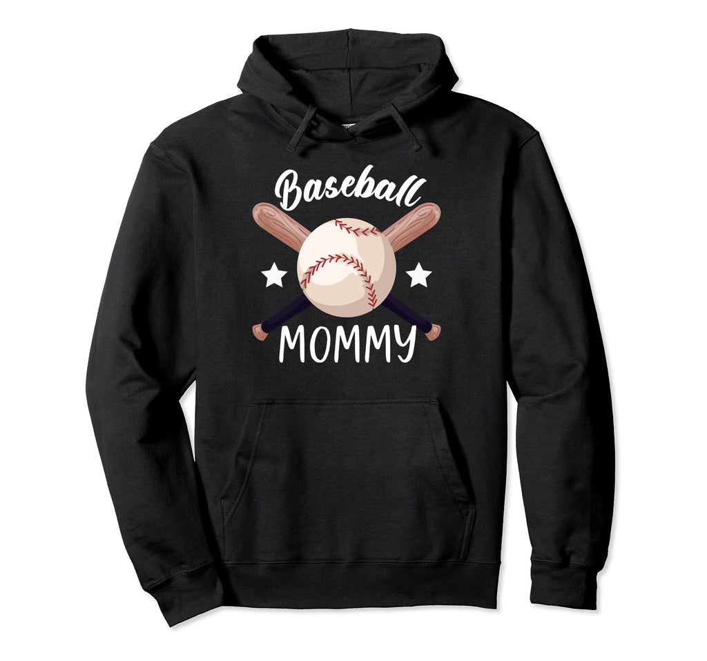 Baseball Mommy Batter Sport Baseball Hoodie - Trendy Graphic Men Women - T-Shirt, Sweatshirt, Hoodie