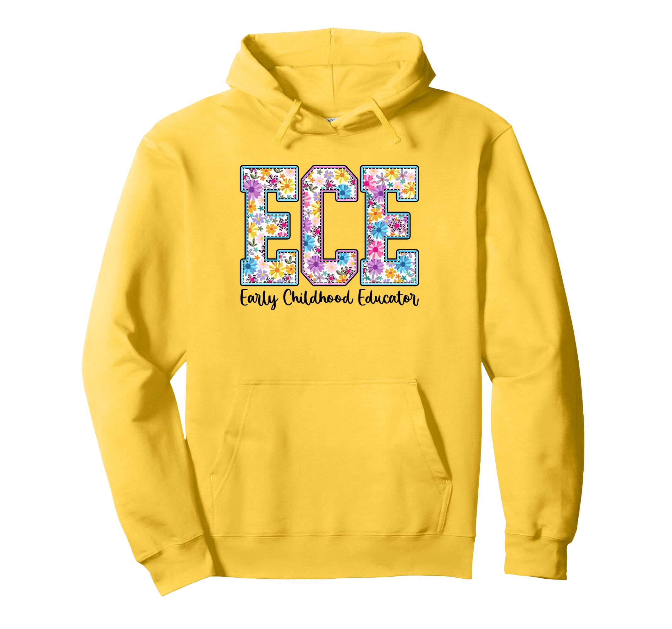 Ece Early Childhood Educator Boho Hoodie - Fun Novelty Design for Adults - T-Shirt, Sweatshirt, Hoodie