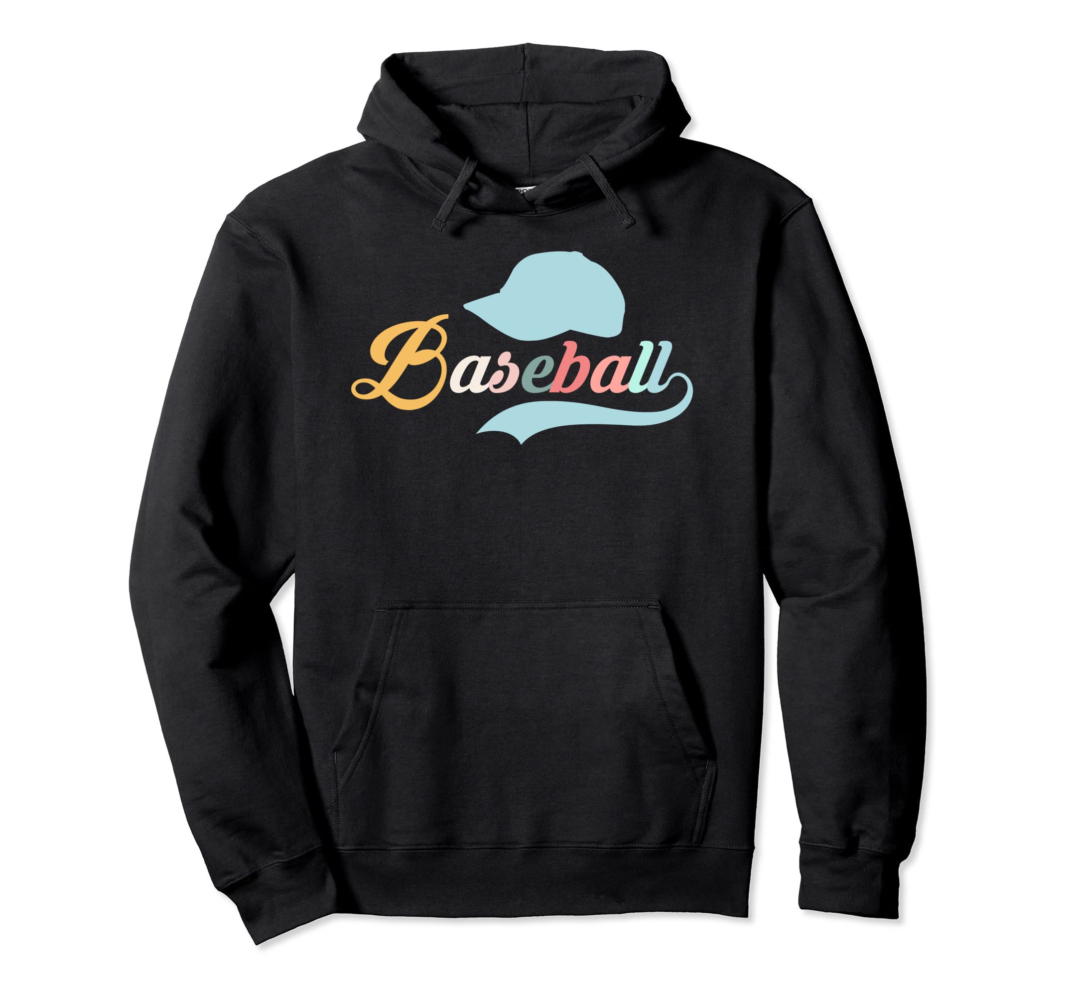 Funny Peace Love Baseball Baseball Hoodie - Minimalist Print Unisex - T-Shirt, Sweatshirt, Hoodie