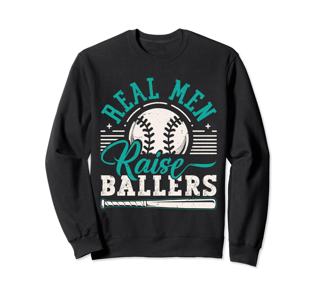 Funny Baseball Father Baseball Dad Sweatshirt - Novelty Apparel for Adults - T-Shirt, Sweatshirt, Hoodie