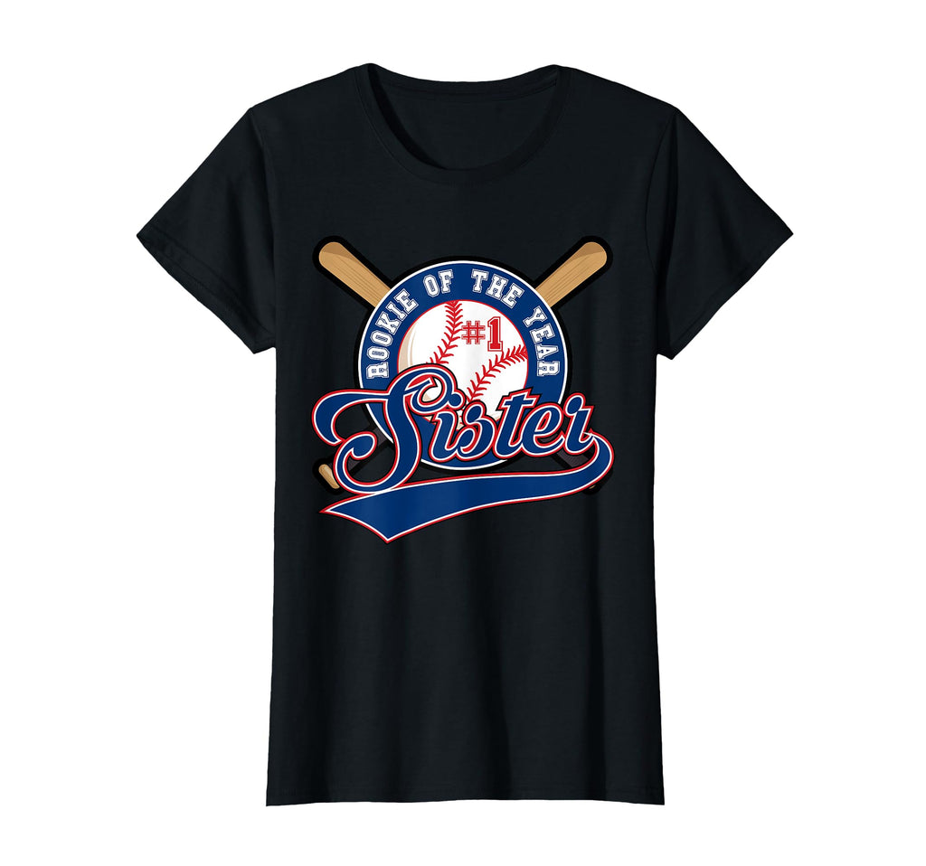 Sister Rookie 1St Birthday Baseball T-Shirt - Minimalist Print Unisex - T-Shirt, Sweatshirt, Hoodie