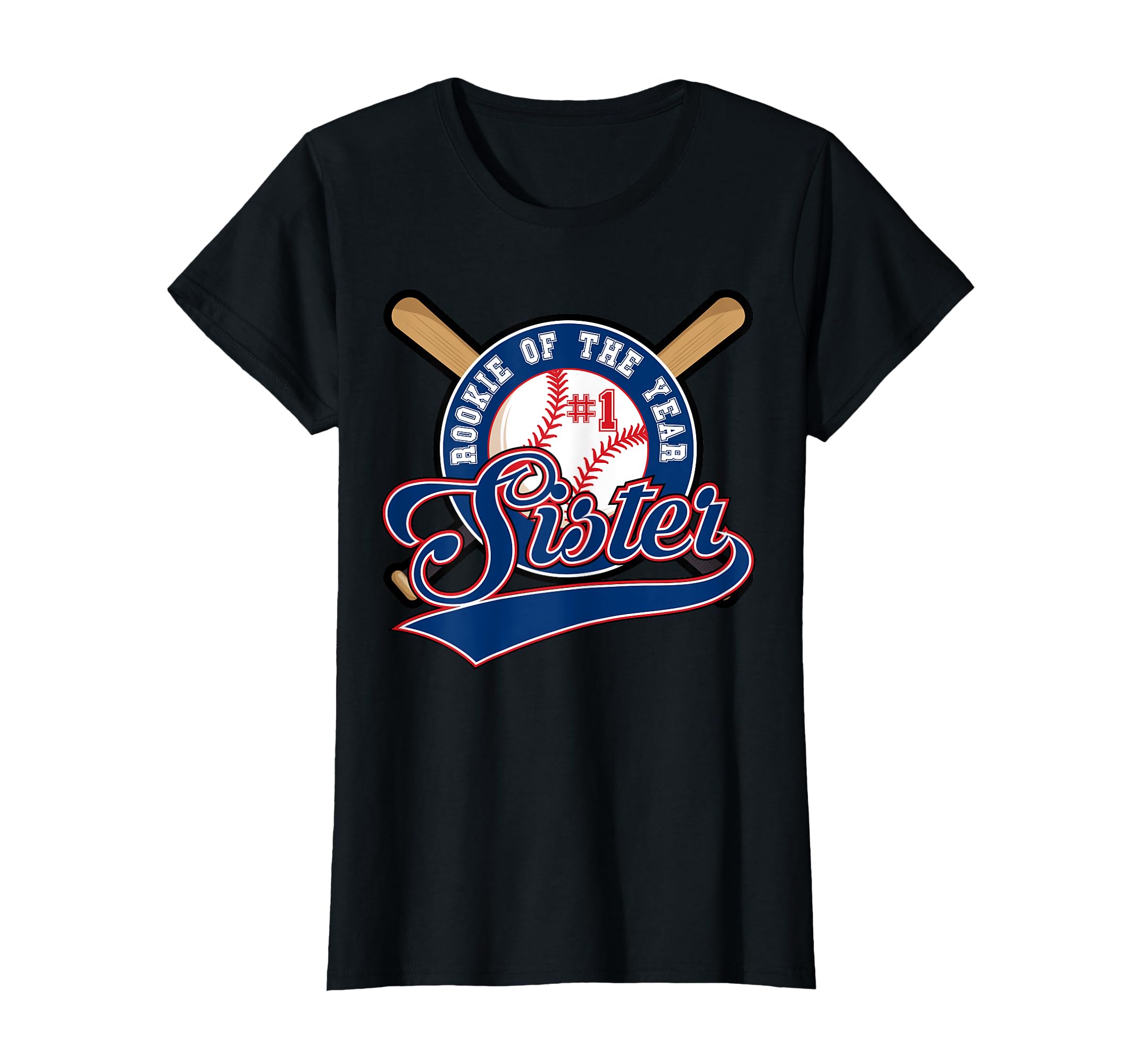 Sister Rookie 1St Birthday Baseball T-Shirt - Minimalist Print Unisex - T-Shirt, Sweatshirt, Hoodie